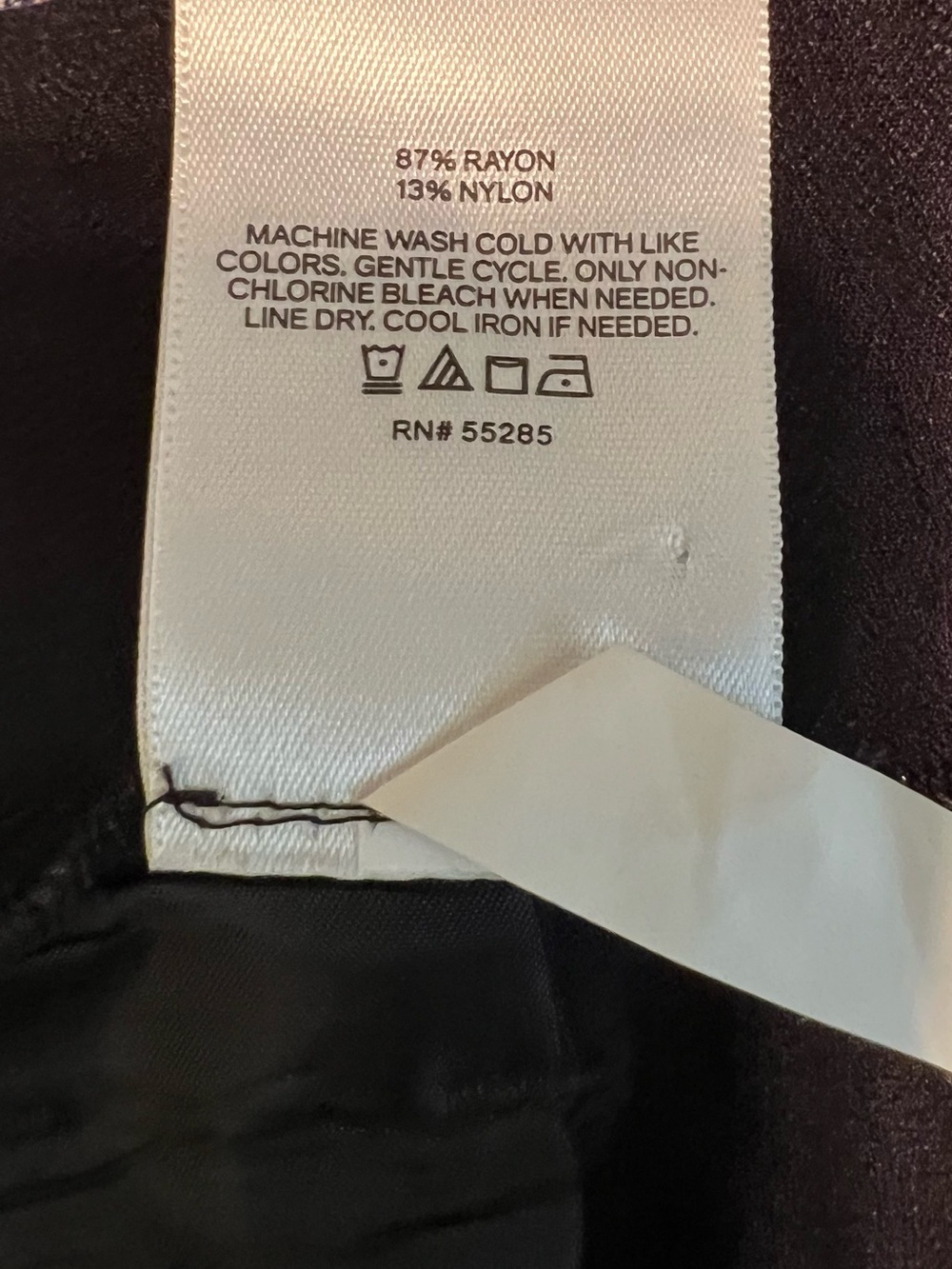 Express Black Super High Paper Bag Waist Belt Tie Tapered Pants EUC 14 #2738 - Picture 6 of 11